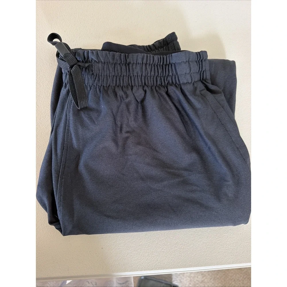 All in Motion Men's XL Soft Stretch Jogger Pants Blue Drawstring Activewear